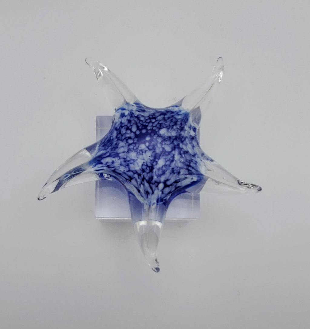 Handmade Glass Starfish Paperweight