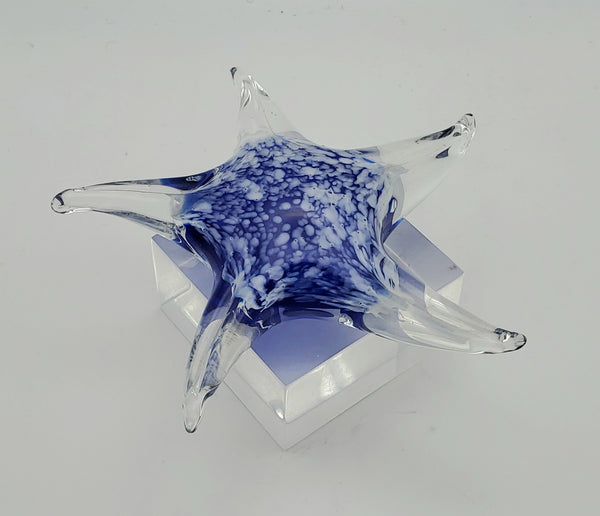 Handmade Glass Starfish Paperweight