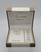 New in Box Sterling Silver Heart Pendant on Chain Necklace