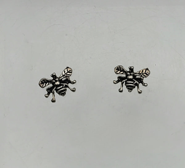 Vintage Buzzing Bees Stud Earrings - BROKEN POSTS