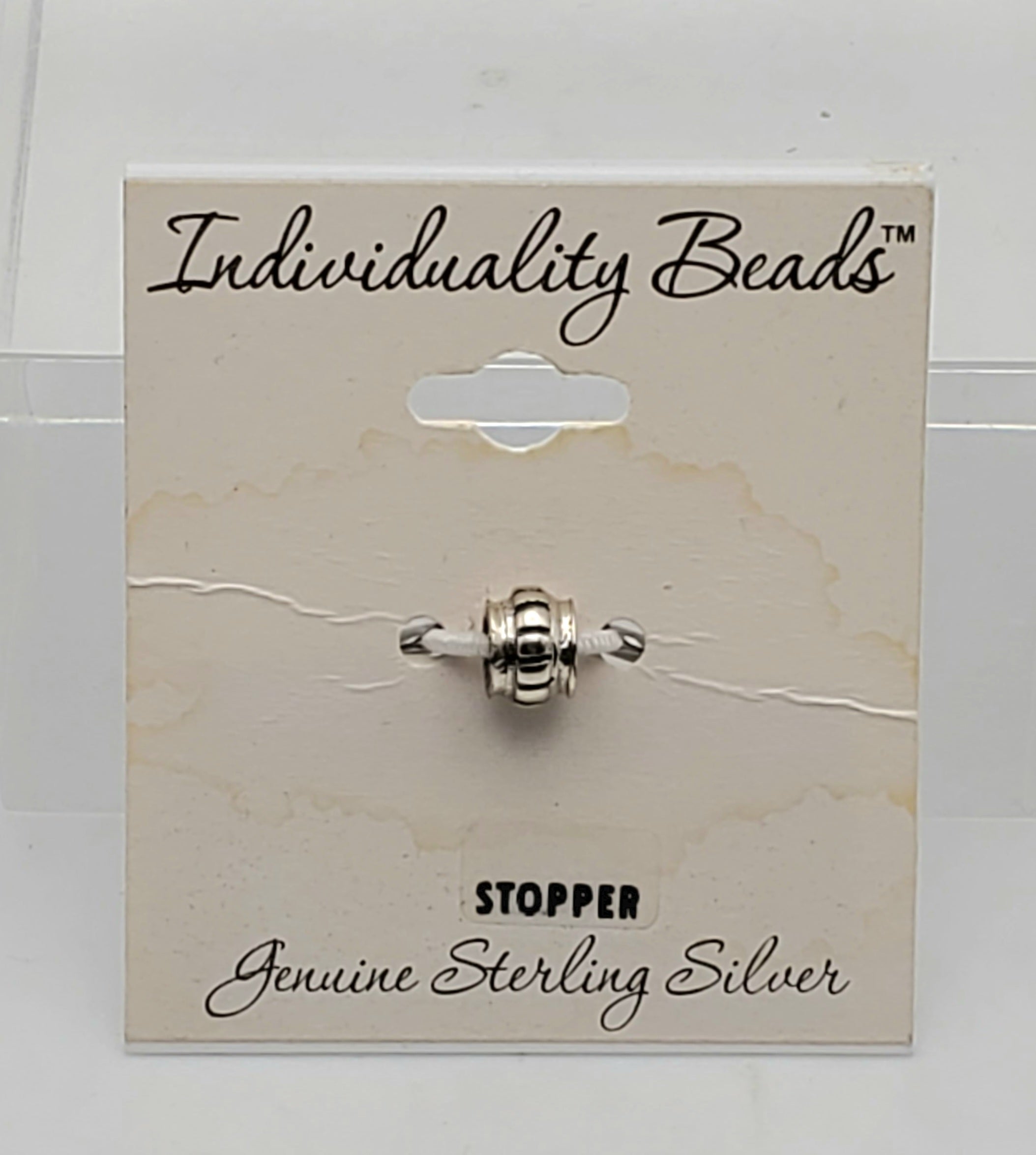 Sterling Silver Stopper Bead