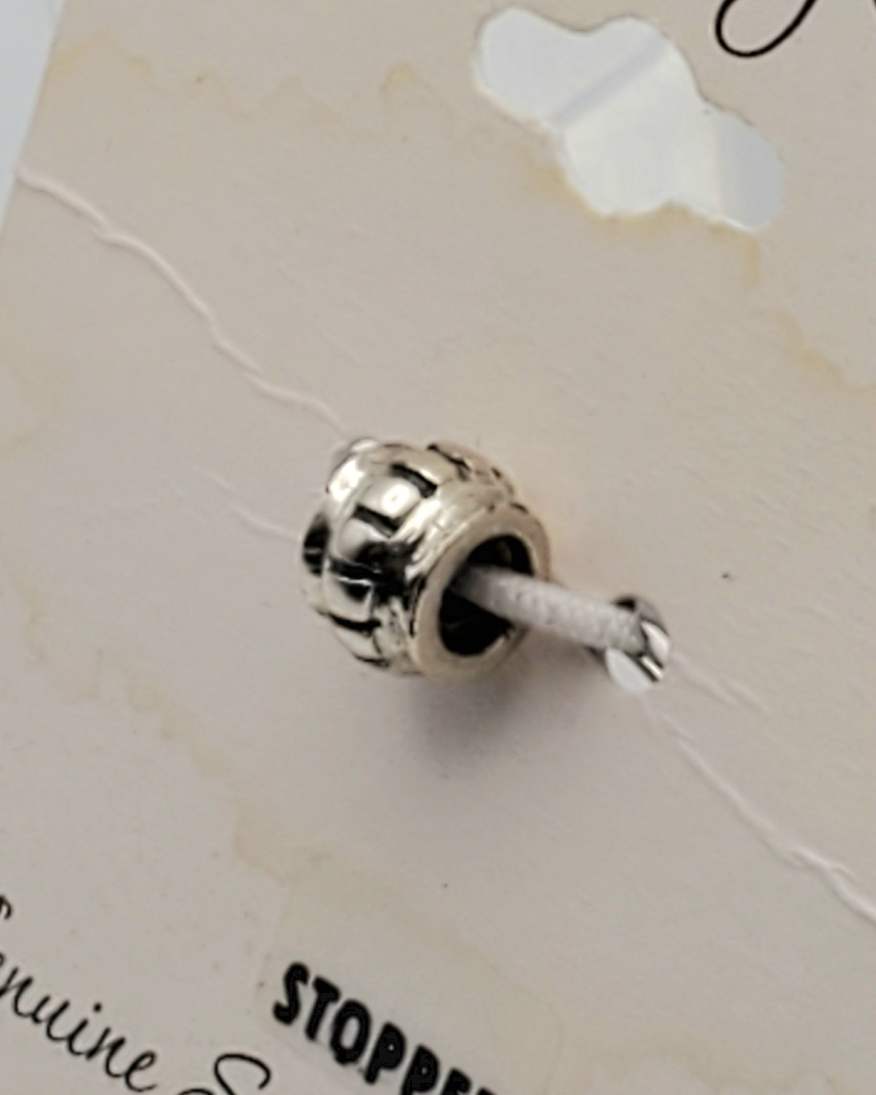 Sterling Silver Stopper Bead