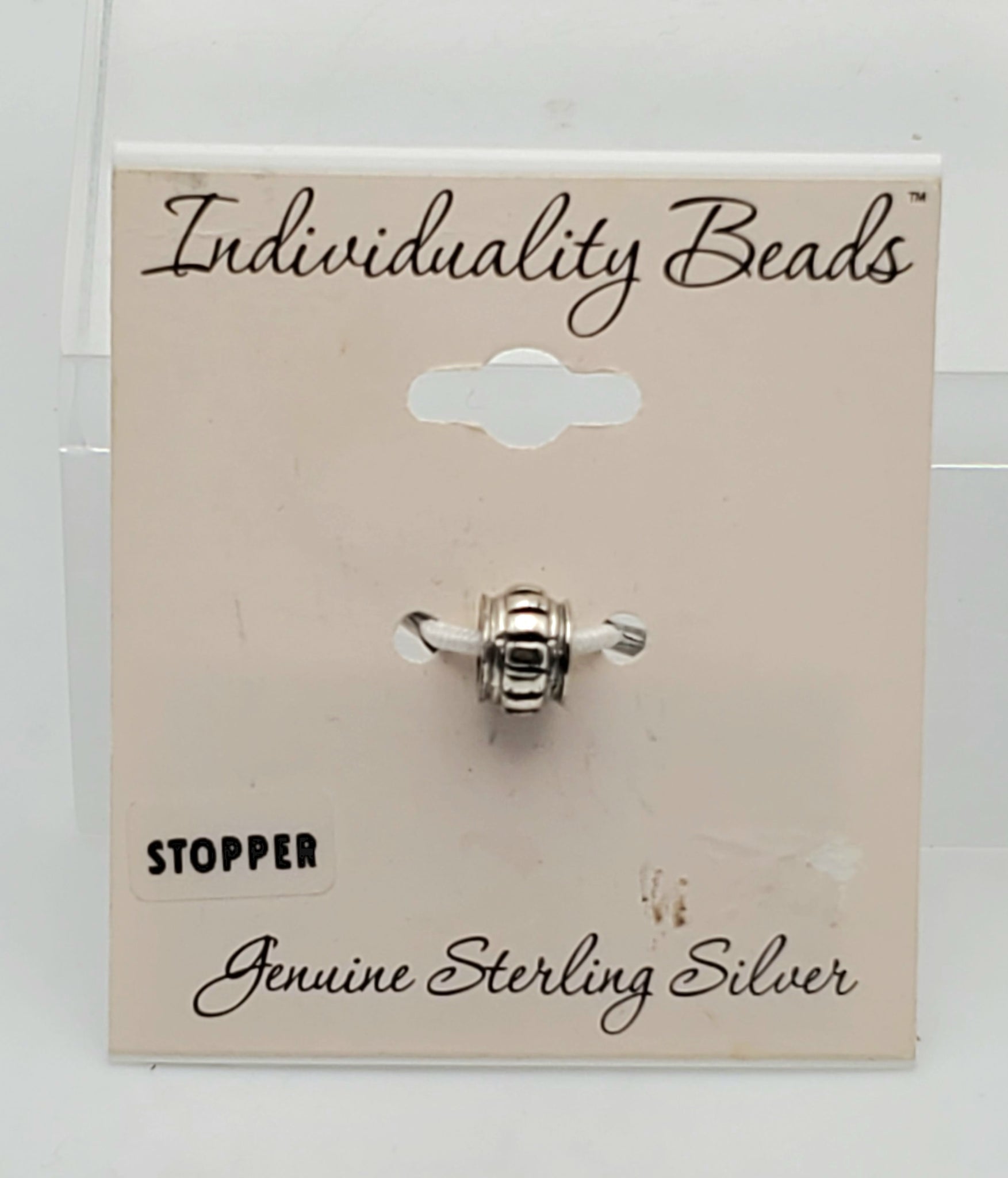 Sterling Silver Stopper Bead