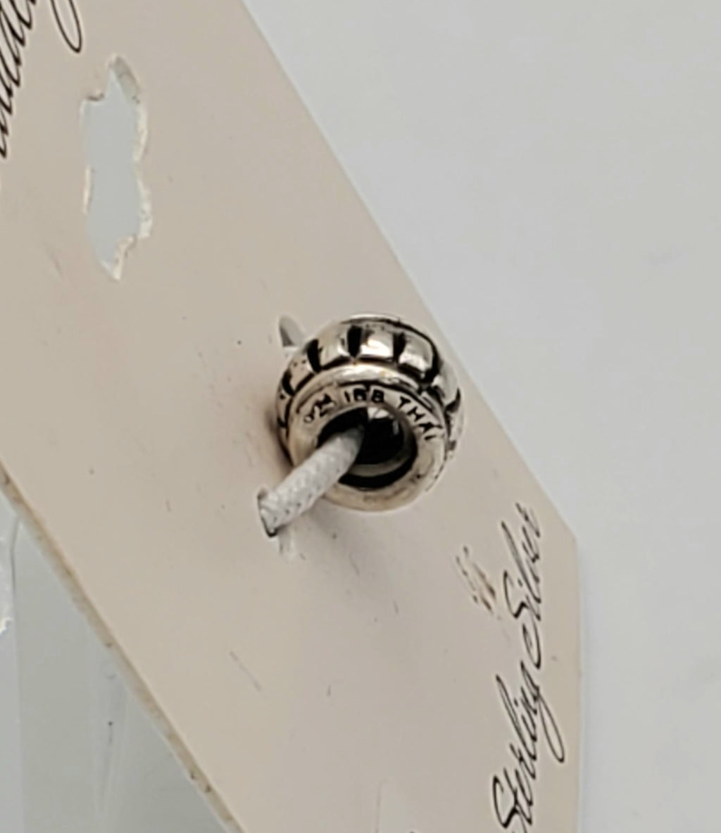 Sterling Silver Stopper Bead