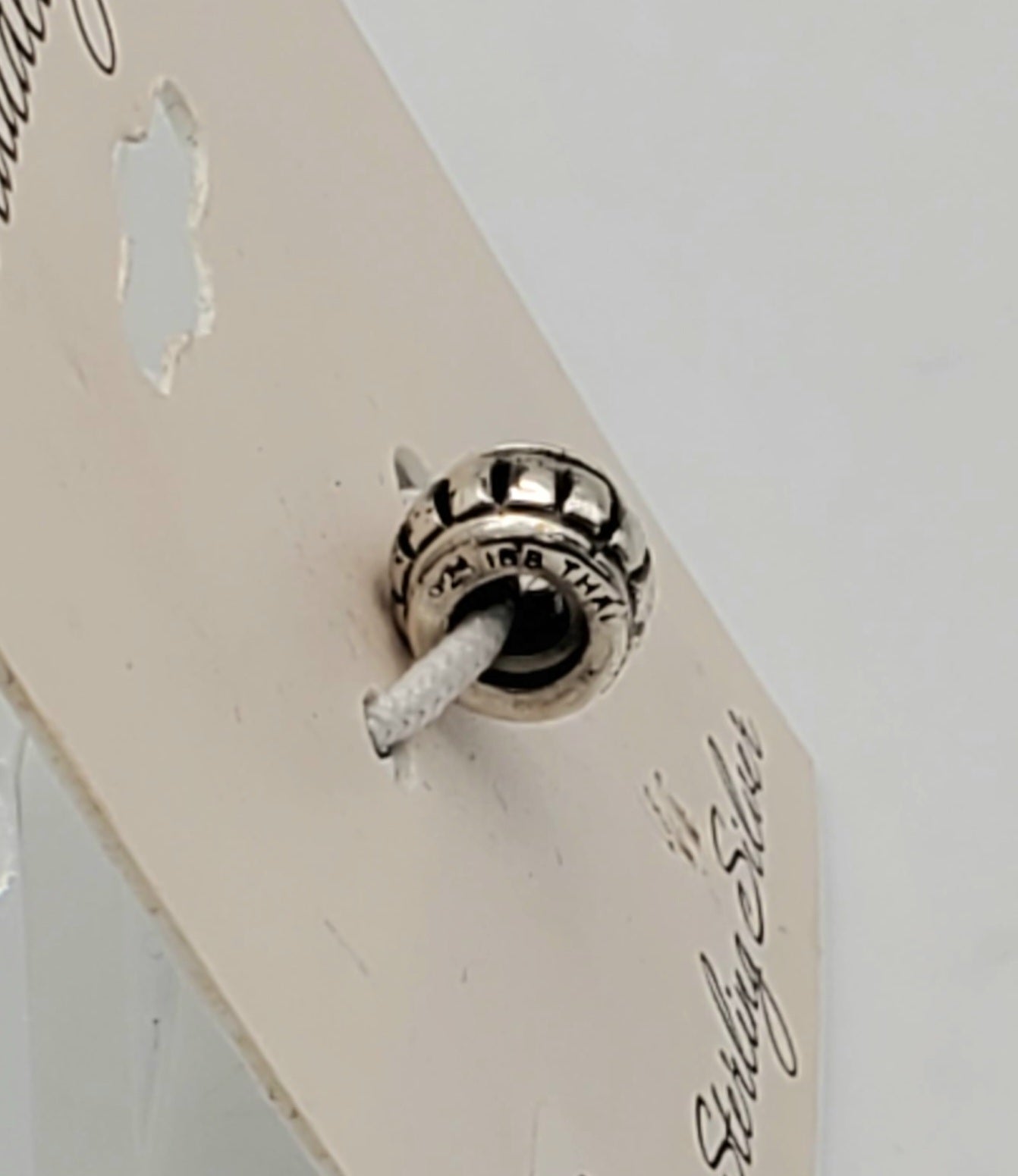 Sterling Silver Stopper Bead