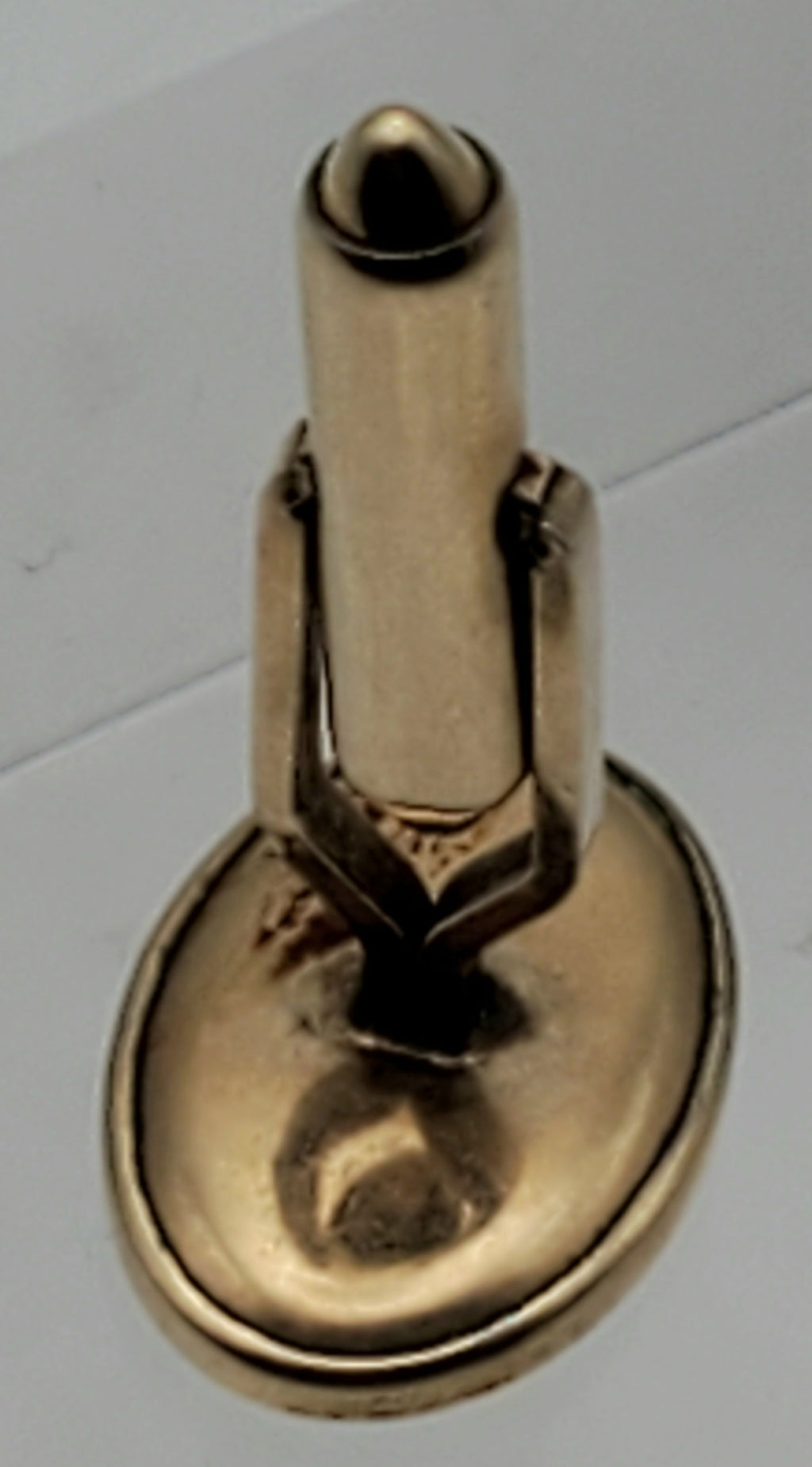 UNMATCHED Krementz - Vintage Gold Tone Metal Cufflink