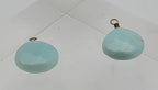 Faceted Amazonite Teardrop Dangles - MISSING CLOSURES