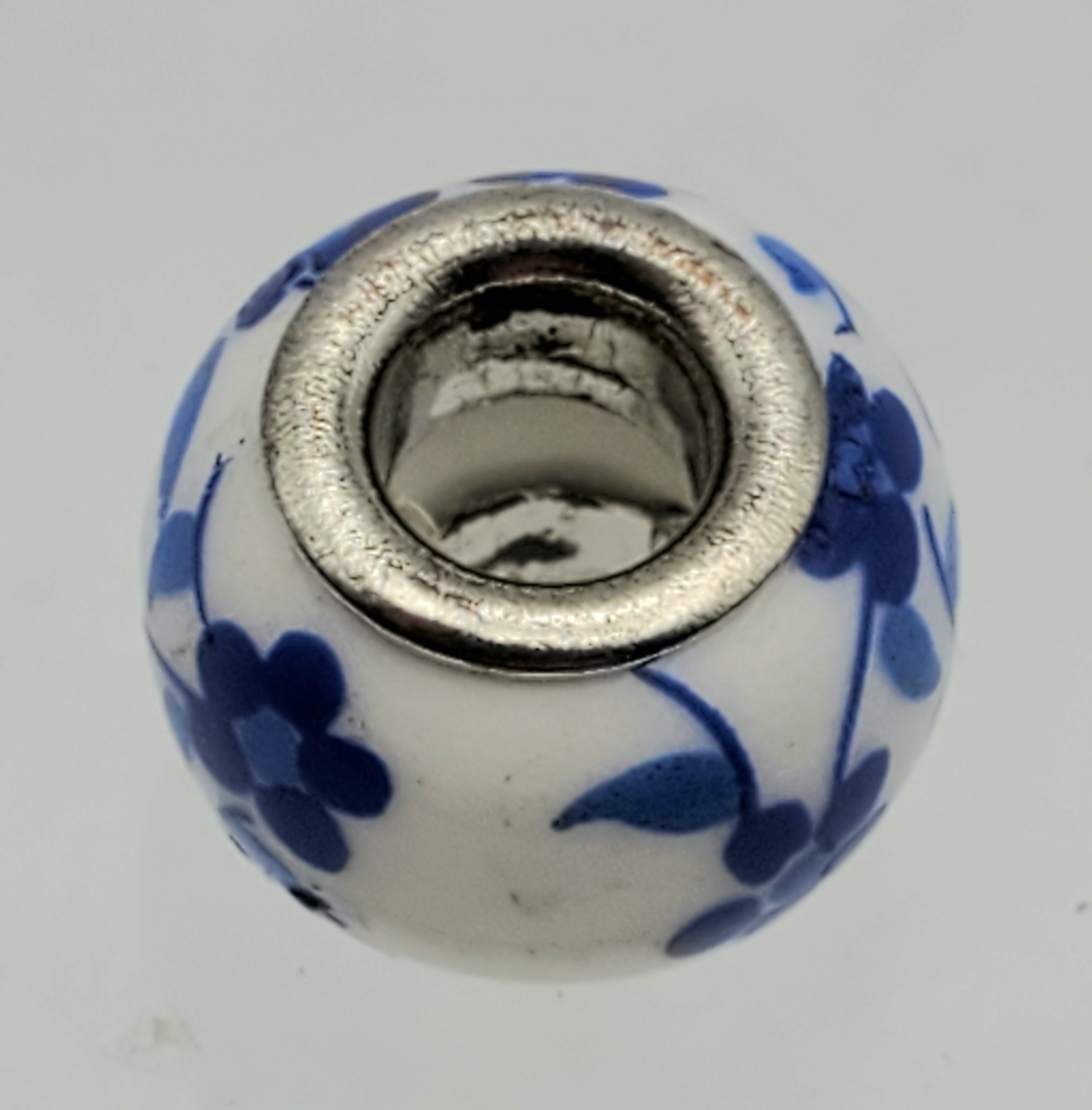 Vintage Hand Painted Floral Bead