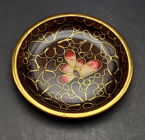 Small Vintage Cloisonne Tray