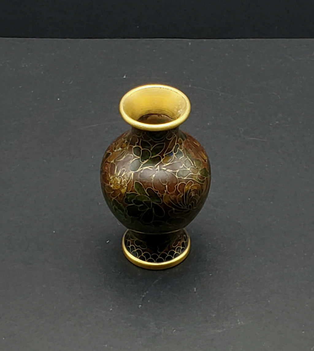 Small Vintage Cloisonne Vase