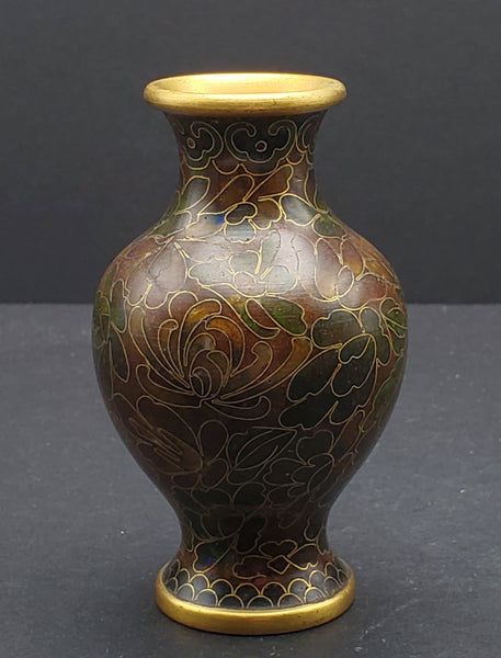 Small Vintage Cloisonne Vase
