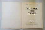 Homage to Venus - The Pitman Gallery