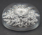 Glass Snowflake Paperweight