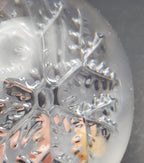 Glass Snowflake Paperweight