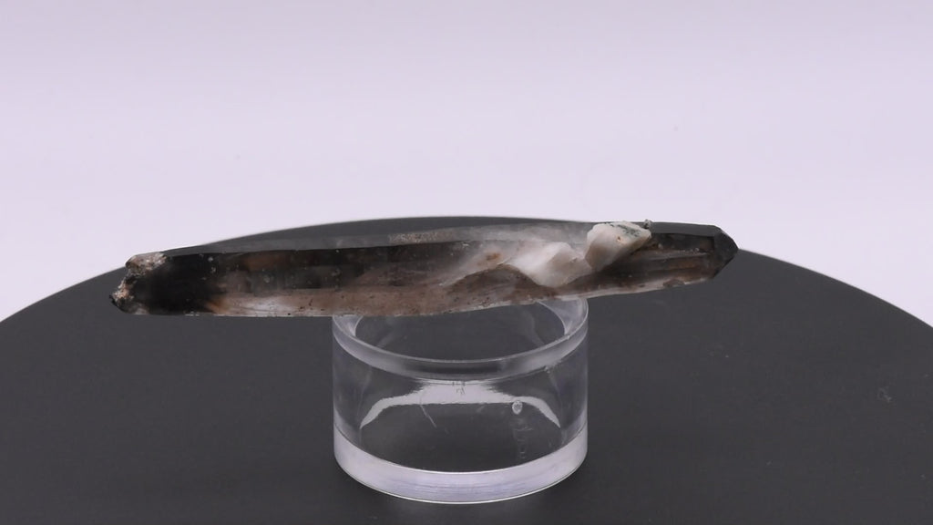 Doubly Terminated Smoky Quartz Crystal Mineral Specimen - Malawi