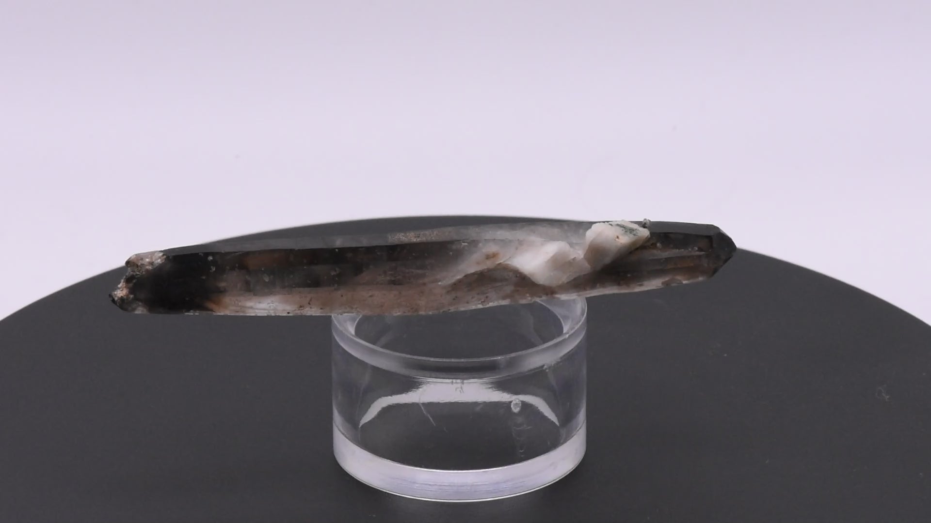 Doubly Terminated Smoky Quartz Crystal Mineral Specimen - Malawi
