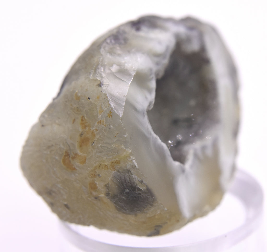 Small Druzy Agate Geode Half