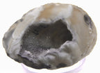 Small Druzy Agate Geode Half
