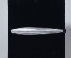Aksel Holmsen - Vintage Sterling Silver Guilloche Enamel Mid Century Tie Clip