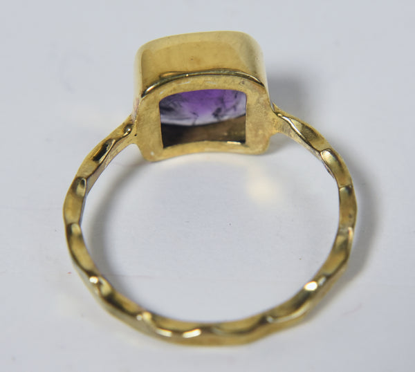 Amethyst Vermeil Ring - Size 8