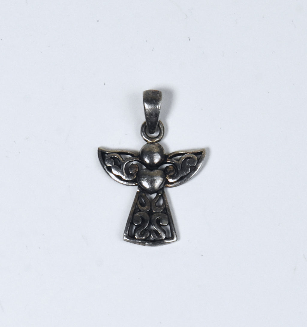 Vintage Angel Heart Pendant
