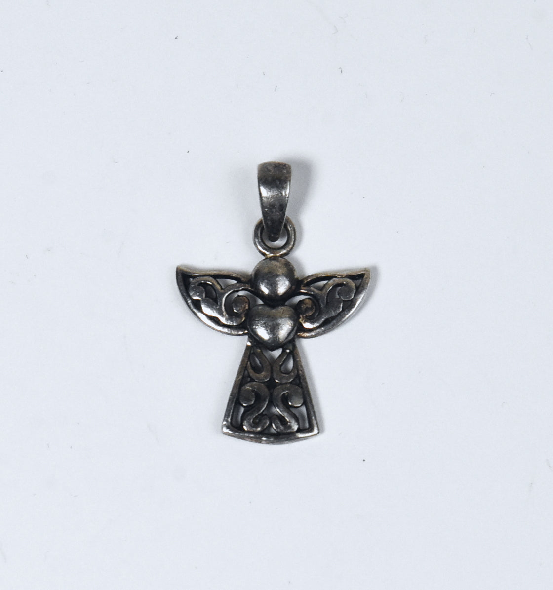 Vintage Angel Heart Pendant