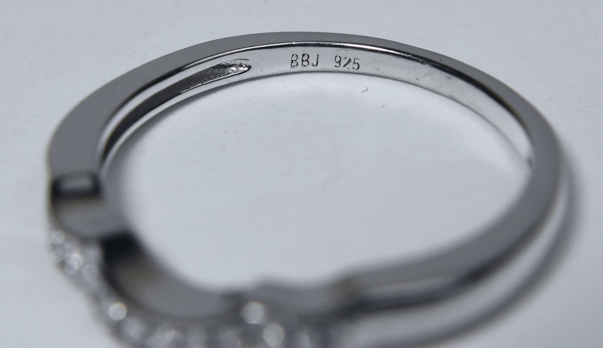Sterling Silver Arch Band - Size 8