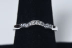 Sterling Silver Arch Band - Size 8