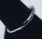 Sterling Silver Arch Band - Size 8