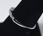 Sterling Silver Arch Band - Size 8