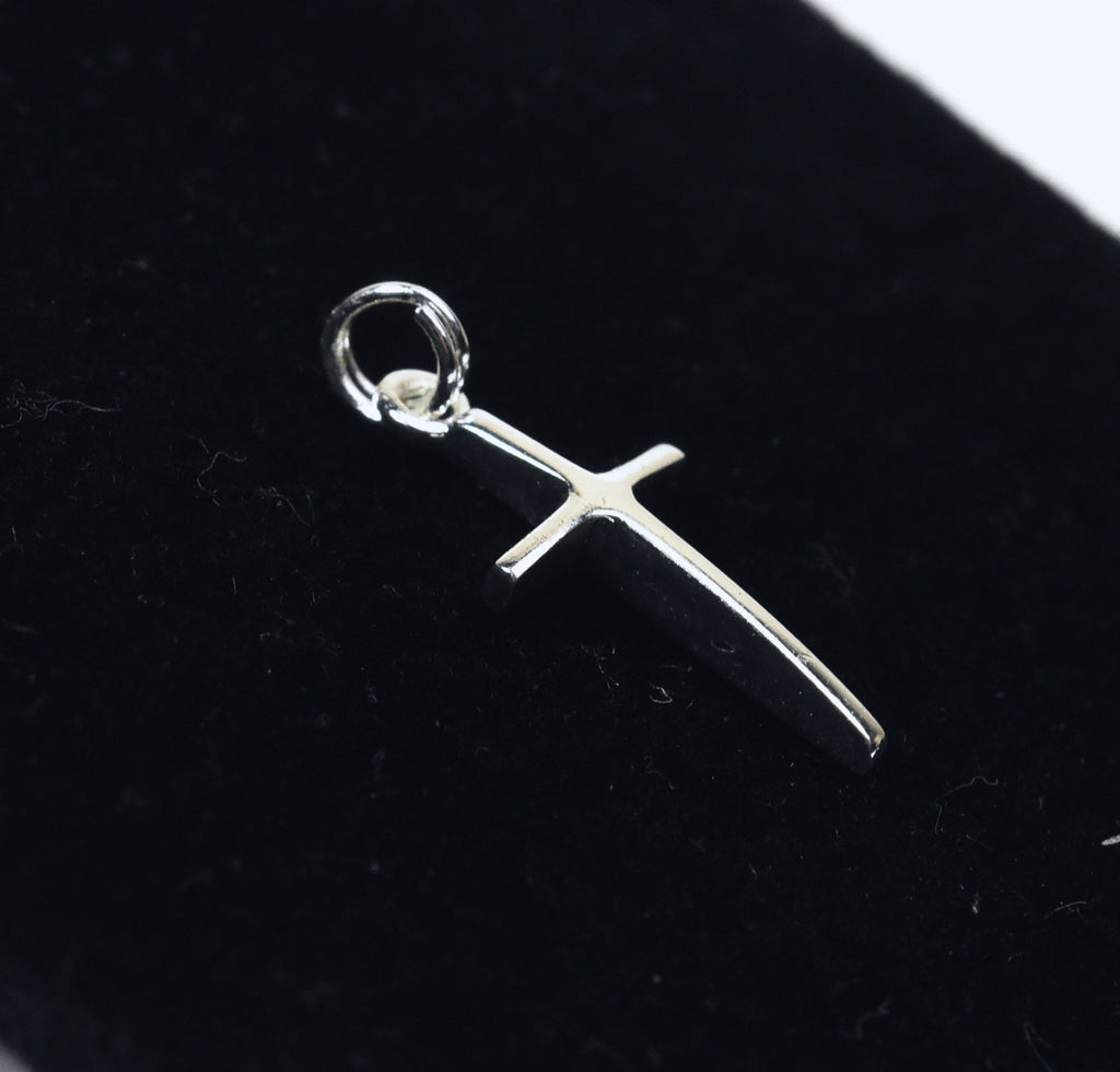 Sterling Silver Arch Top Design Cross Pendant