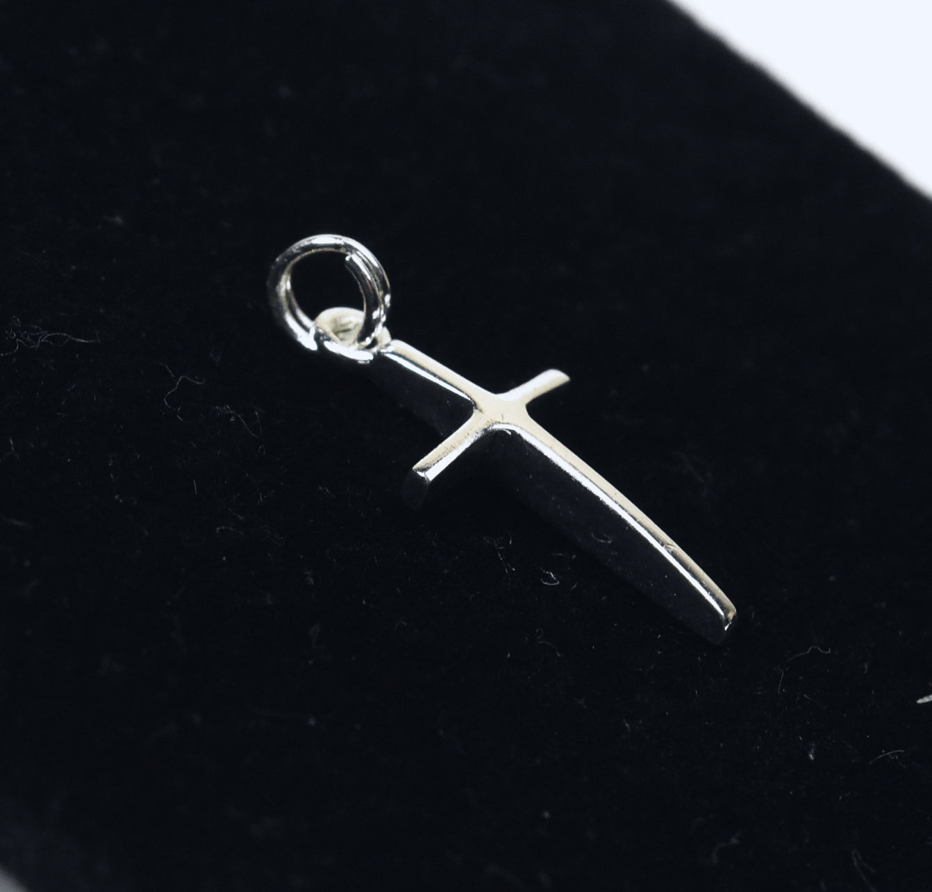 Sterling Silver Arch Top Design Cross Pendant