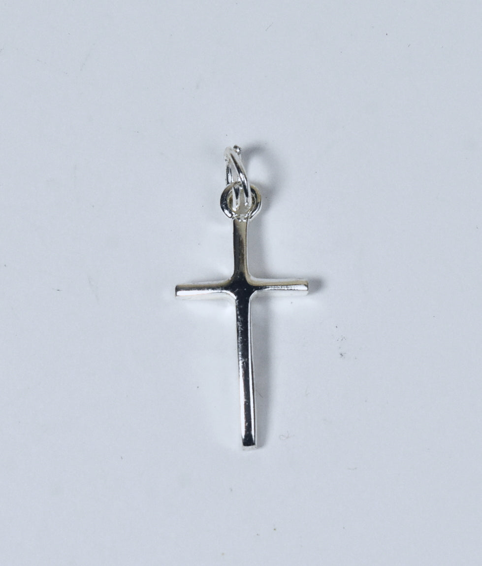 Sterling Silver Arch Top Design Cross Pendant