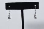 Avon - Sterling Silver Crystal Dangle Earrings