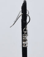 Avon - Sterling Silver Crystal Dangle Earrings