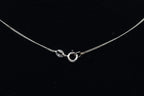 Avon - Sterling Silver and Topaz Heart Pendant on Sterling Silver Chain Necklace - 18"