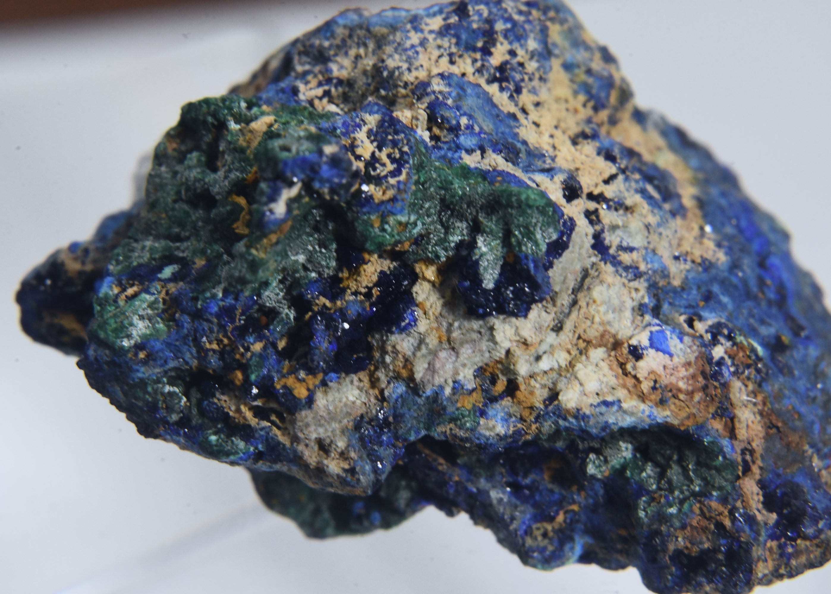 Azurite Malachite Mineral Specimen - Pima County, Arizona