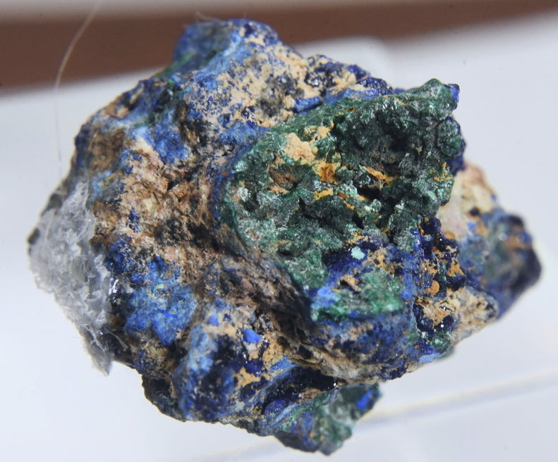Azurite Malachite Mineral Specimen - Pima County, Arizona