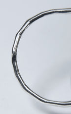 Sterling Silver Beaded Wire Ring - Size 7.5