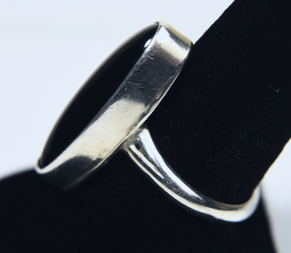 Vintage Black Onyx Ring - Size 7.75