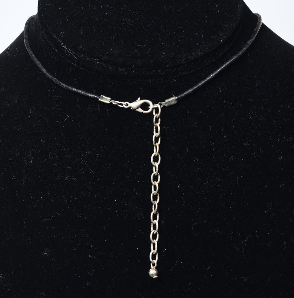 Black Onyx Pendant and Ebony Necklace