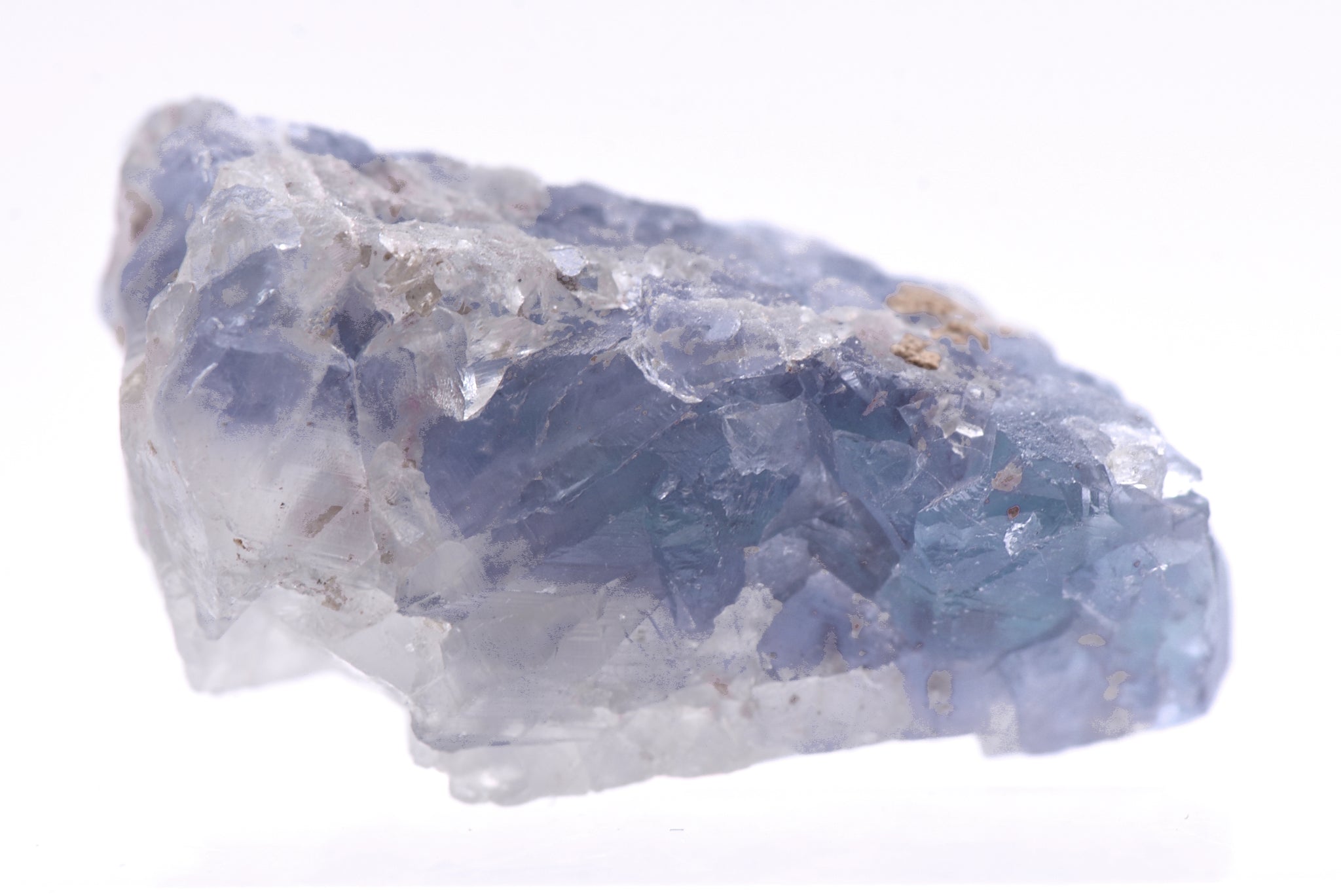 Blue Fluorite Mineral Specimen