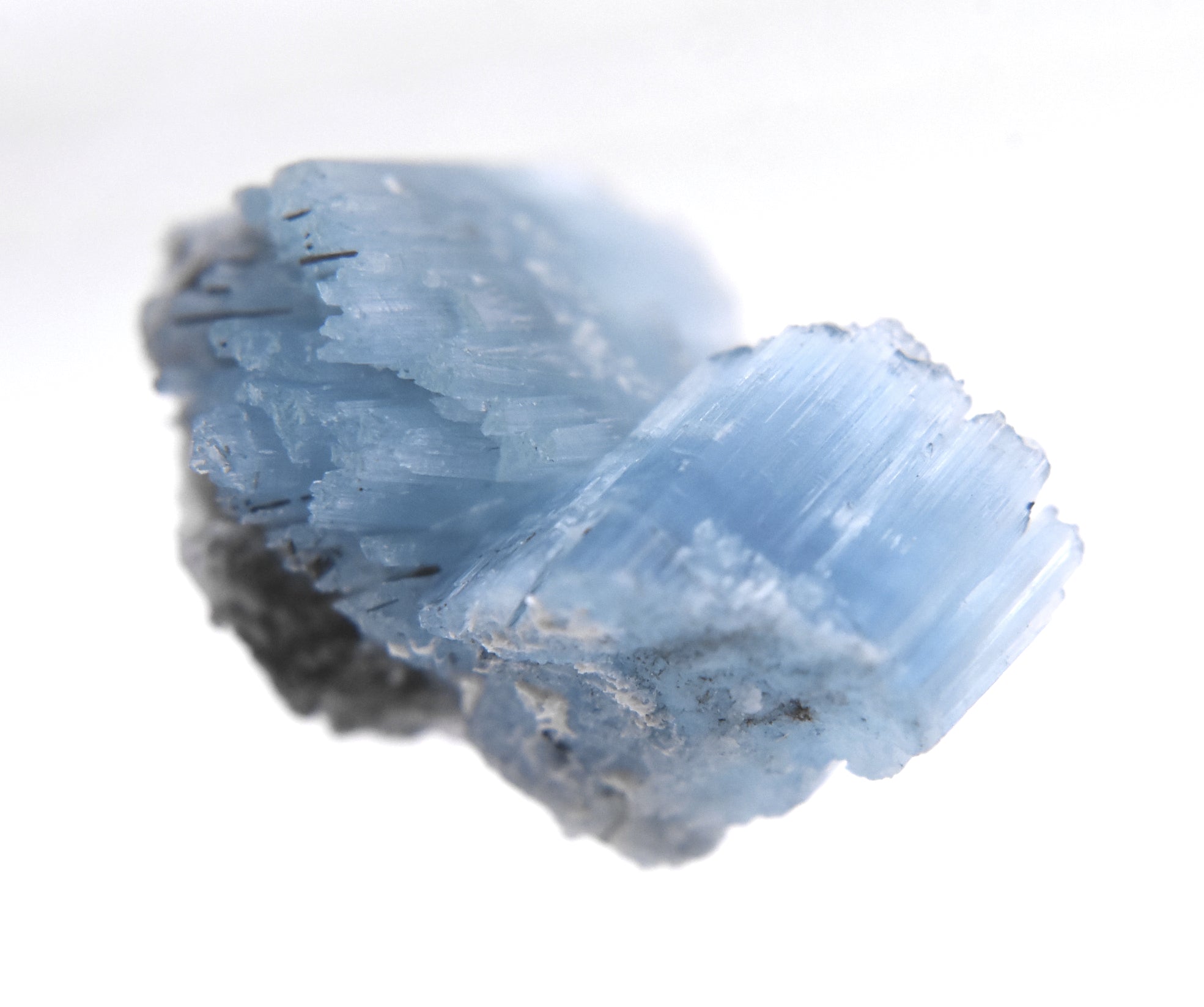 Very Rare and Beautiful Blue Alkali-Beryl Thumbnail Mineral Specimen - Afghanistan