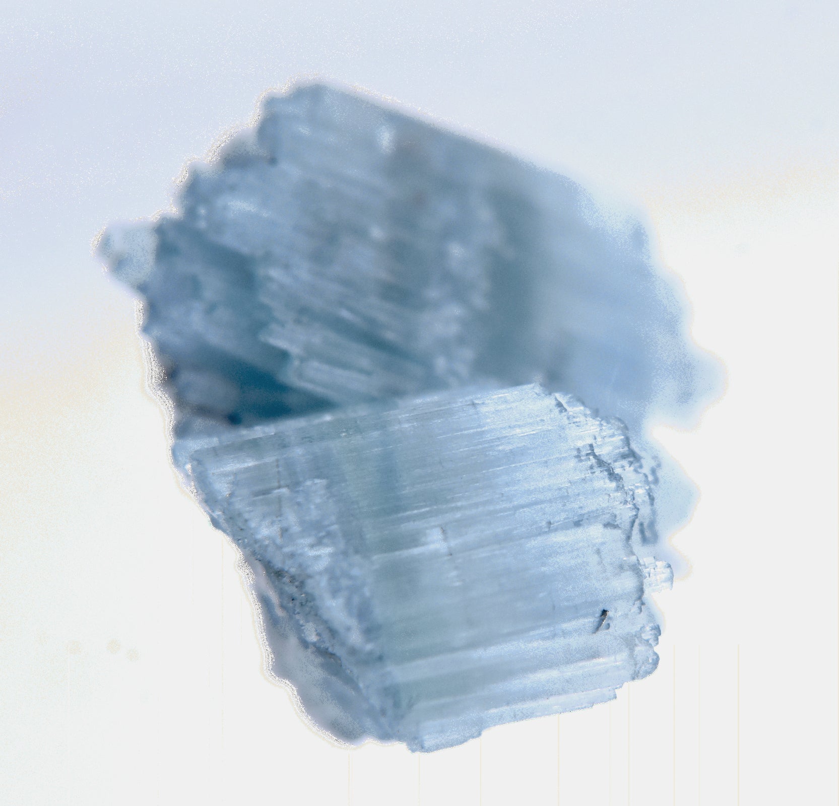 Very Rare and Beautiful Blue Alkali-Beryl Thumbnail Mineral Specimen - Afghanistan