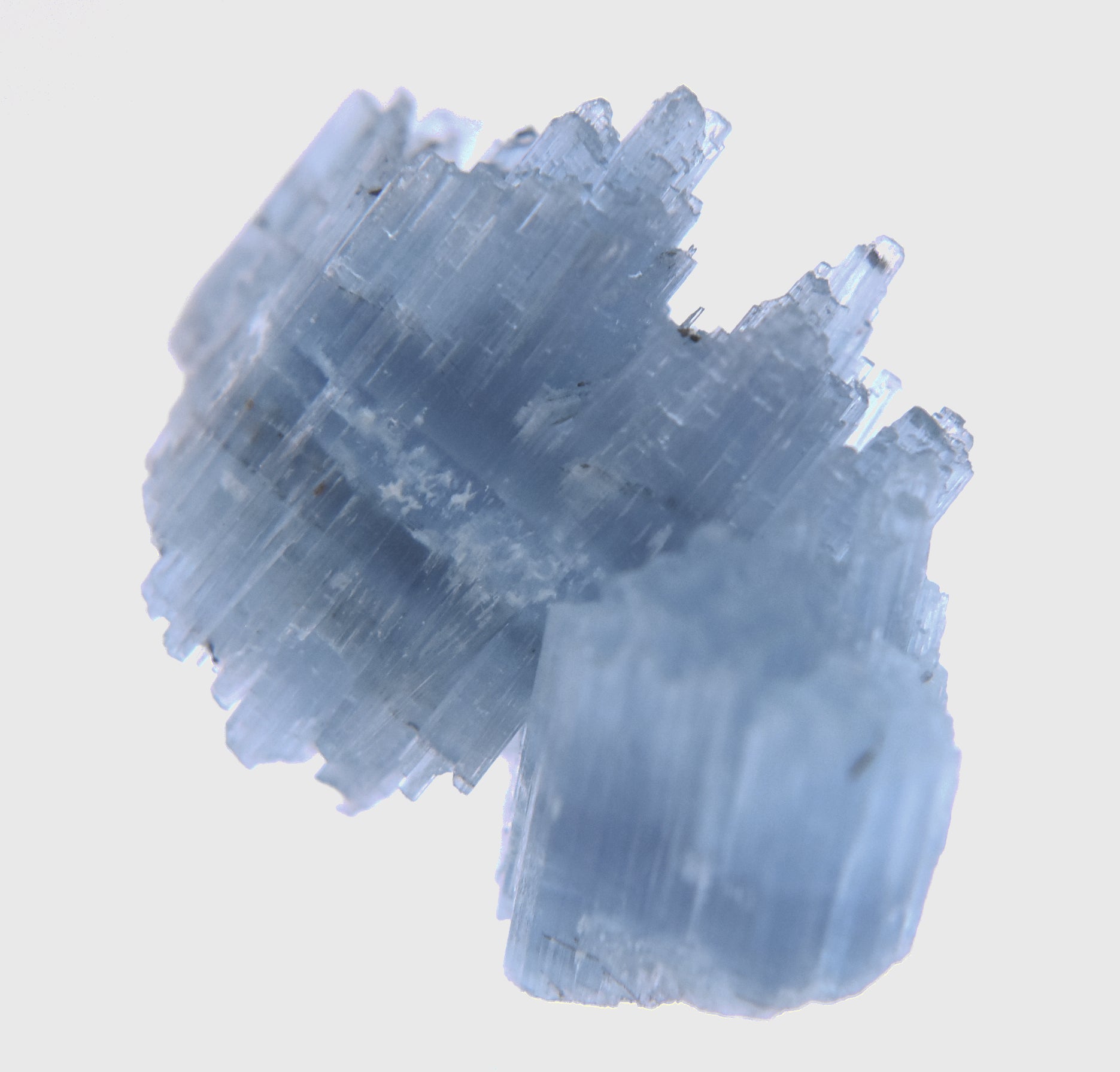 Very Rare and Beautiful Blue Alkali-Beryl Thumbnail Mineral Specimen - Afghanistan