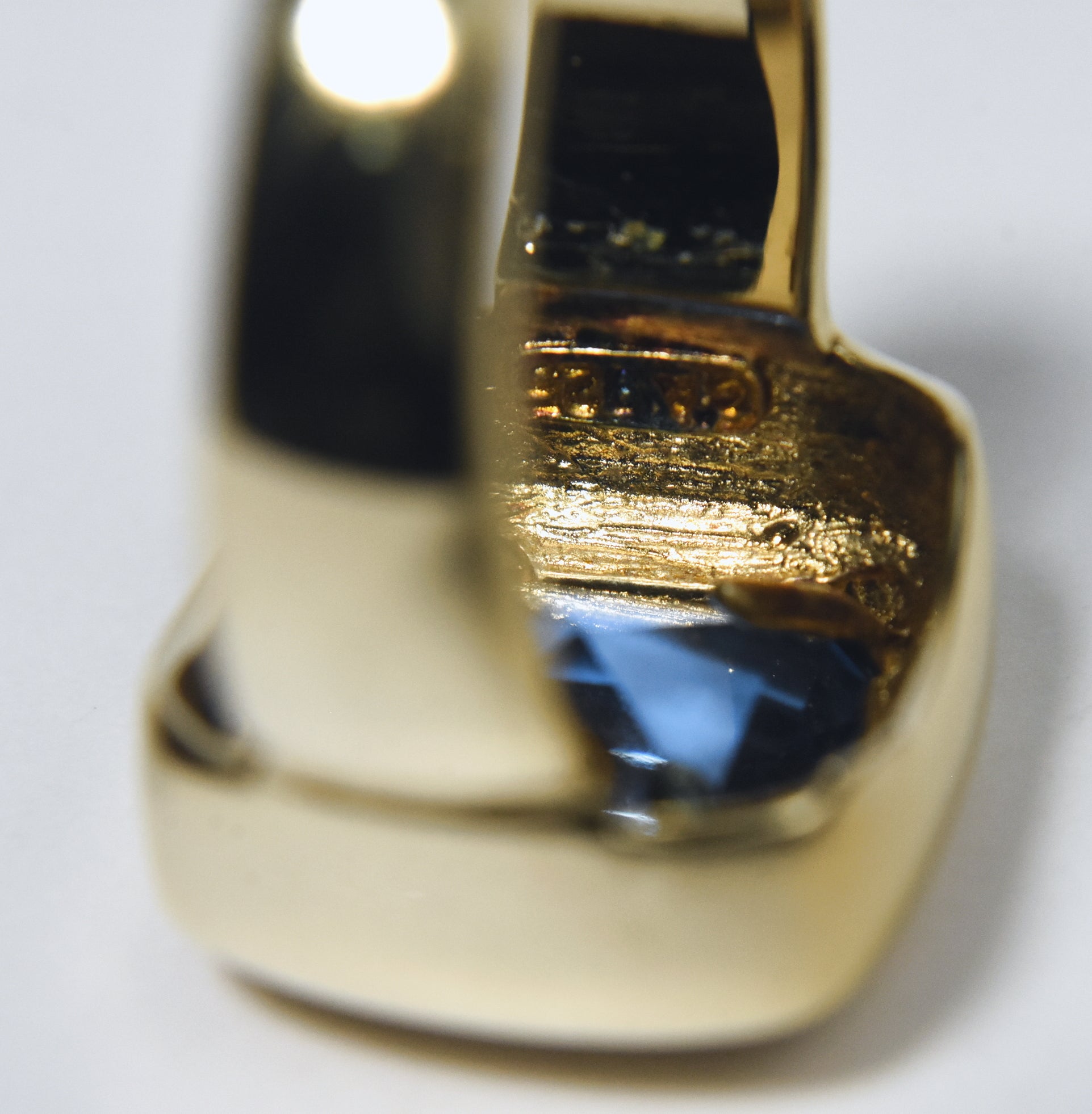 Blue Topaz Vermeil Ring - Size 9