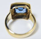 Blue Topaz Vermeil Ring - Size 9