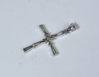 Sterling Silver Cubic Zirconia Cross Pendant