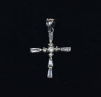 Sterling Silver Cubic Zirconia Cross Pendant