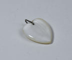 Carved Shell Heart Pendant